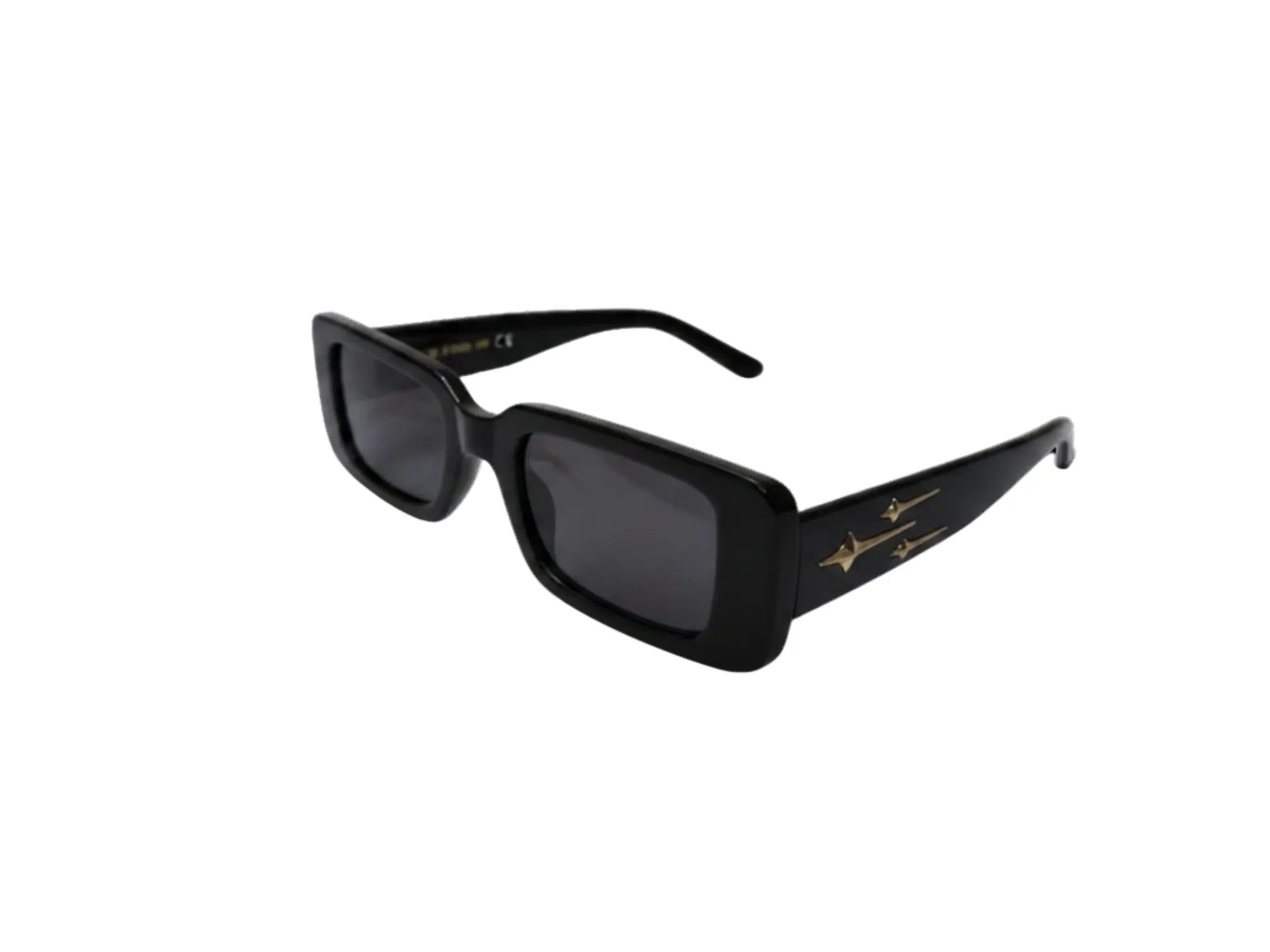 RECTANGULAR SUNGLASSES BLACK