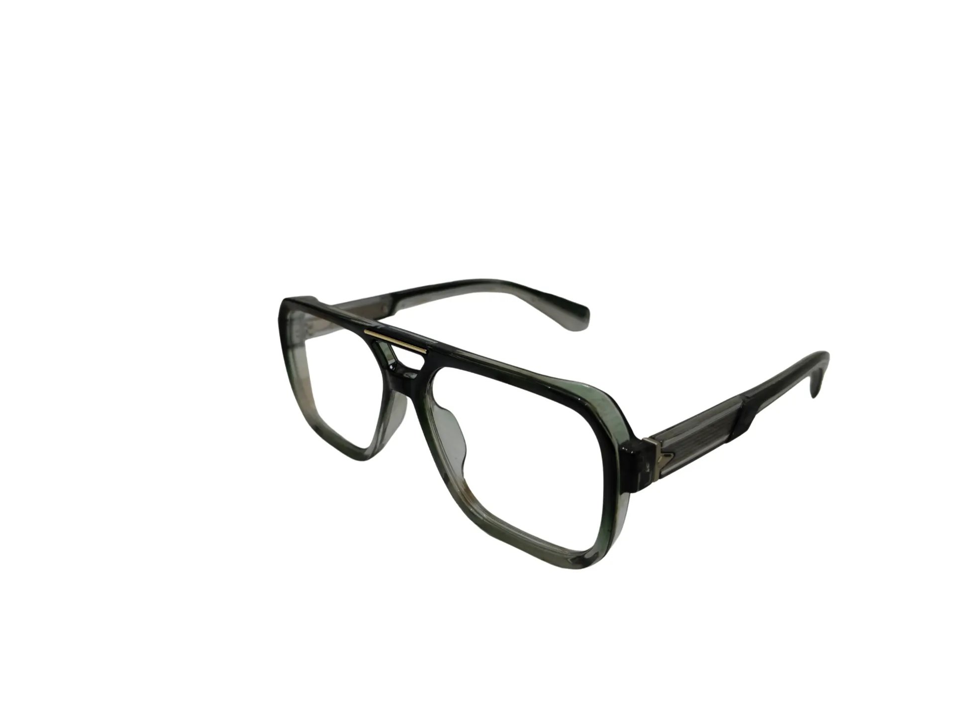 DOUBLE BRIDGE SQUARE EYEGLASSES